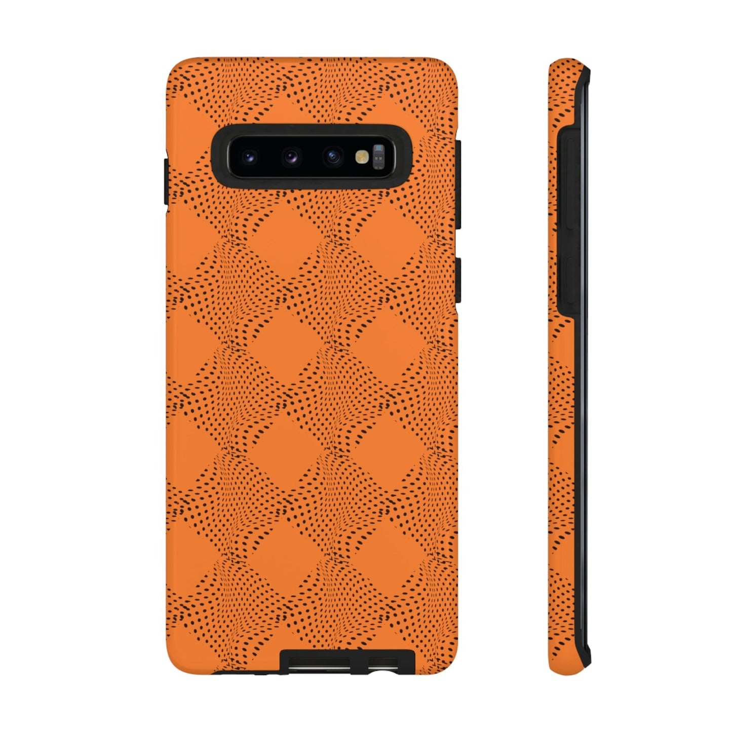 Phone Case-ORANGE CURVE | Tough-Samsung Galaxy S10-Glossy-PhoneCaseBoss-Phone-Best-Phone-Cases