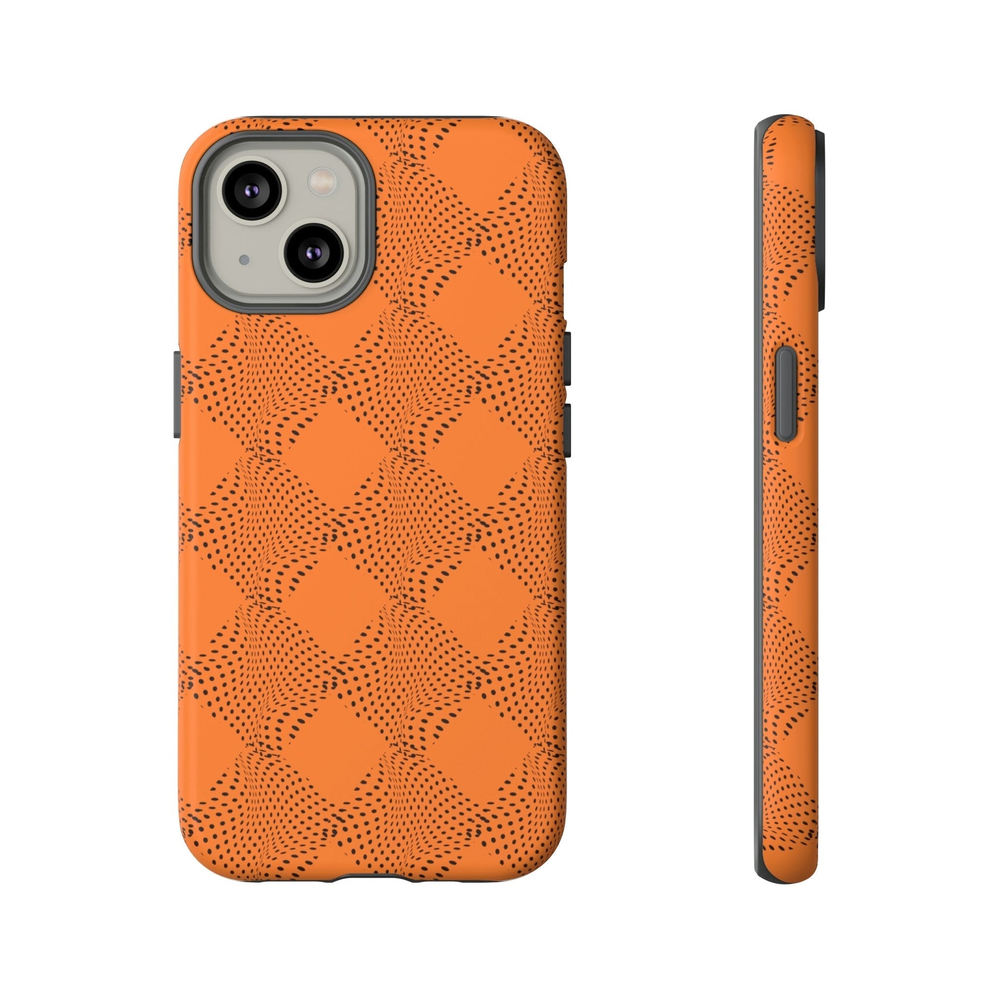 Phone Case-ORANGE CURVE | Tough-iPhone 14-Matte-PhoneCaseBoss-Phone-Best-Phone-Cases