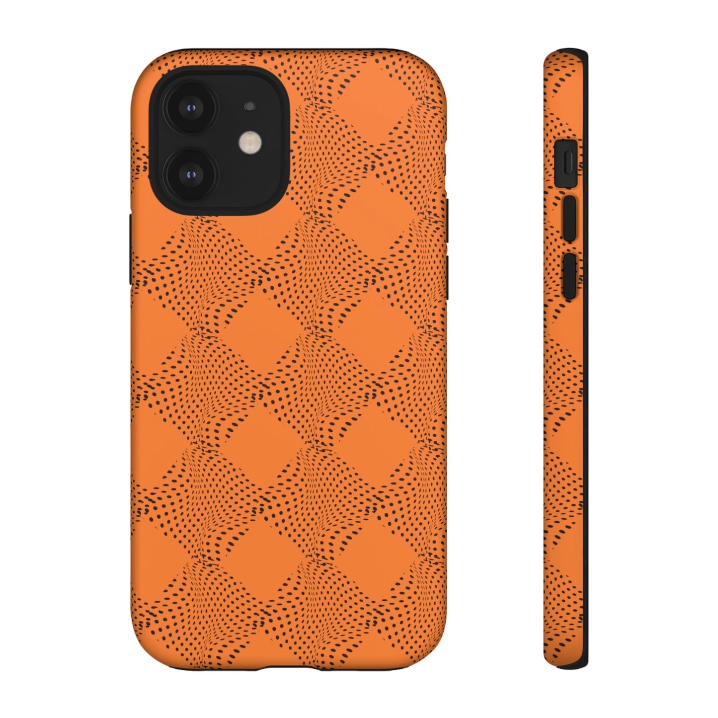 Phone Case-ORANGE CURVE | Tough-iPhone 12-Matte-PhoneCaseBoss-Phone-Best-Phone-Cases