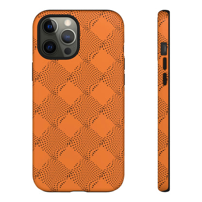 Phone Case-ORANGE CURVE | Tough-iPhone 12 Pro Max-Matte-PhoneCaseBoss-Phone-Best-Phone-Cases