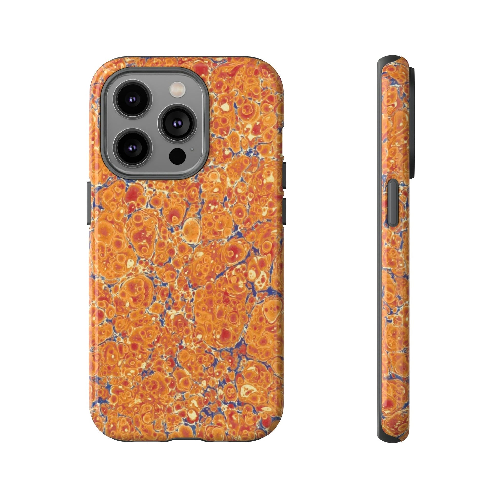 Phone Case-ORANGE | Tough-iPhone 14 Pro-Glossy-PhoneCaseBoss-Phone-Best-Phone-Cases