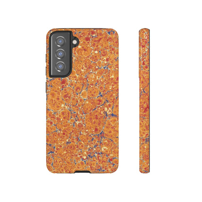 Phone Case-ORANGE | Tough-Samsung Galaxy S21 FE-Glossy-PhoneCaseBoss-Phone-Best-Phone-Cases