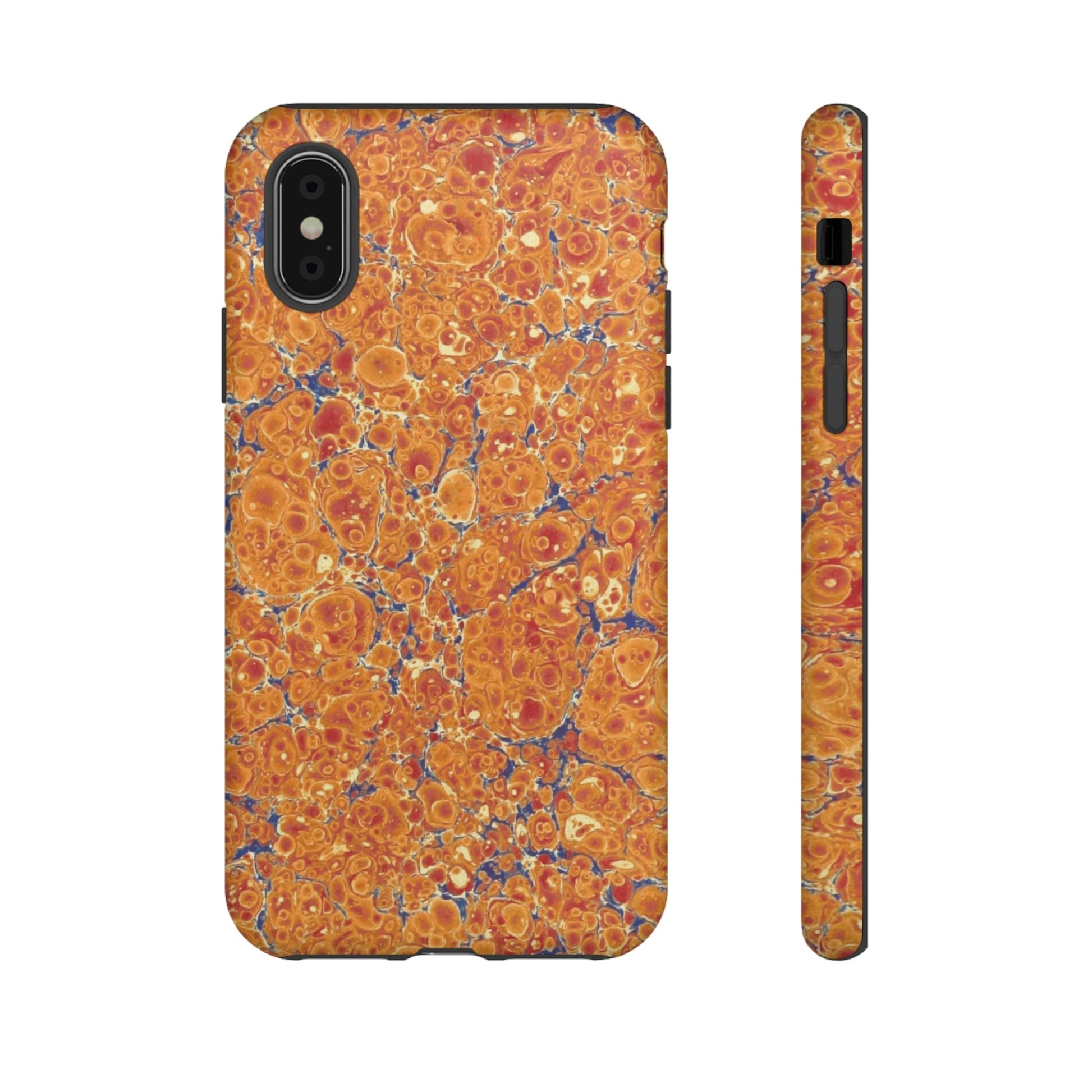 Phone Case-ORANGE | Tough-iPhone X-Matte-PhoneCaseBoss-Phone-Best-Phone-Cases