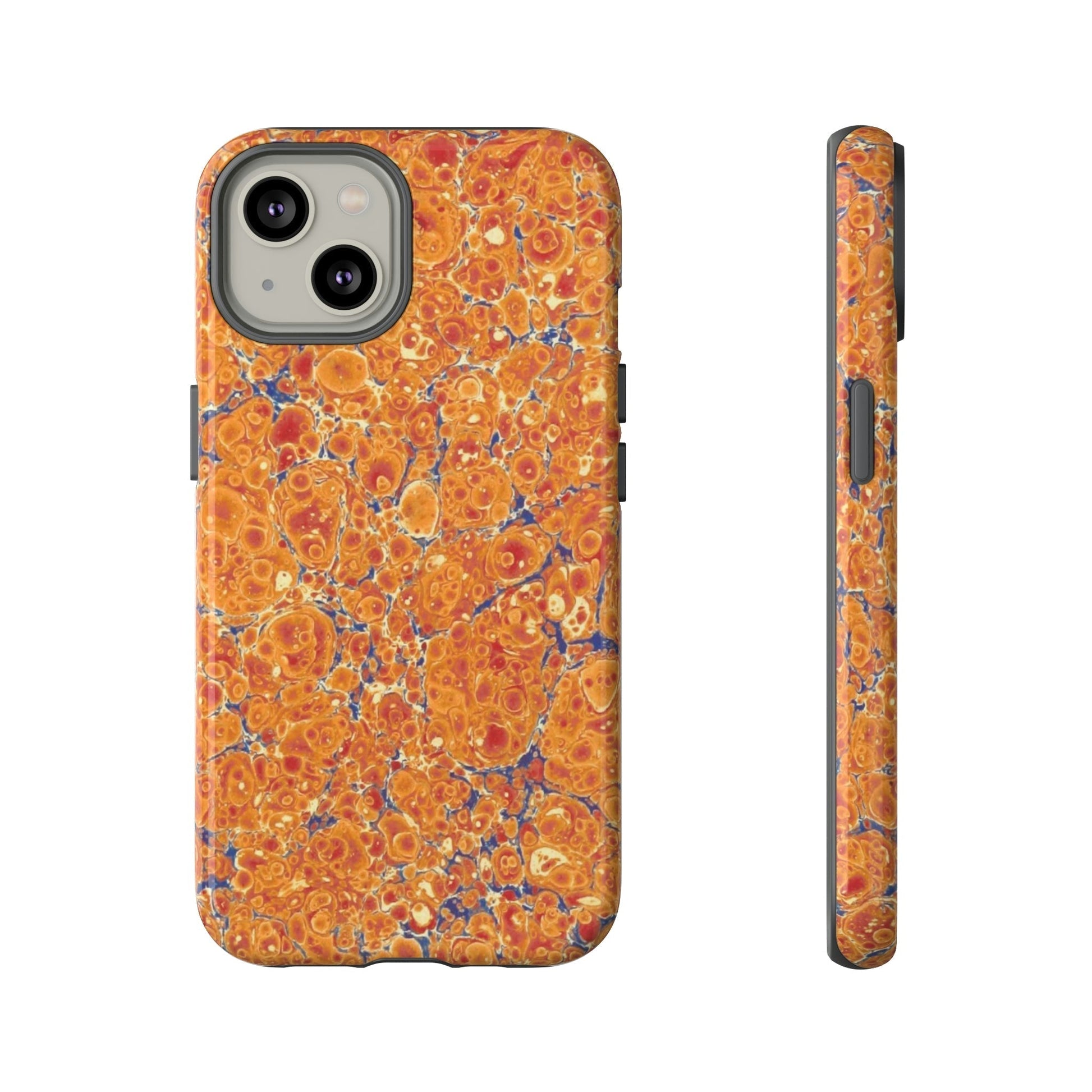 Phone Case-ORANGE | Tough-iPhone 14-Glossy-PhoneCaseBoss-Phone-Best-Phone-Cases