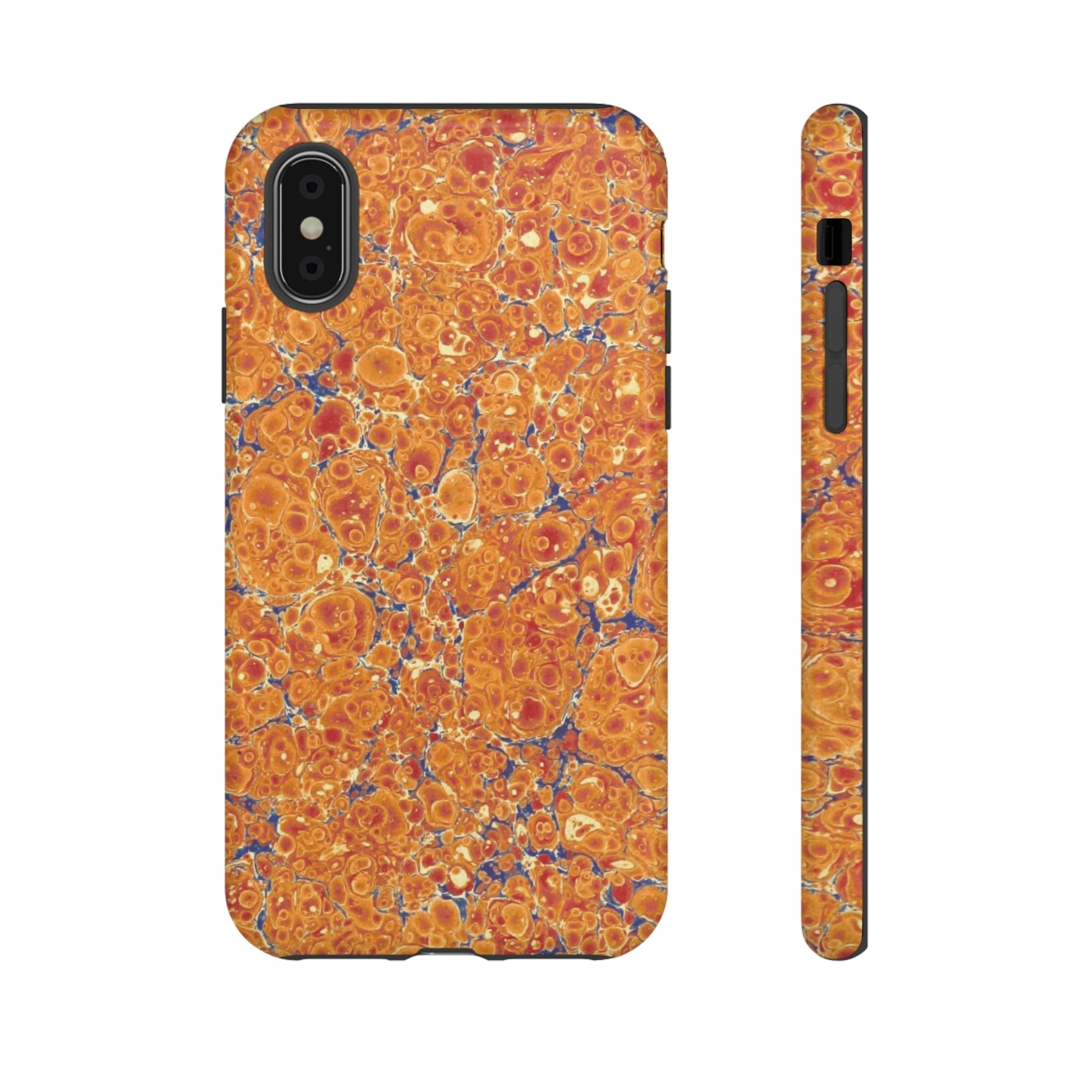 Phone Case-ORANGE | Tough-iPhone X-Glossy-PhoneCaseBoss-Phone-Best-Phone-Cases