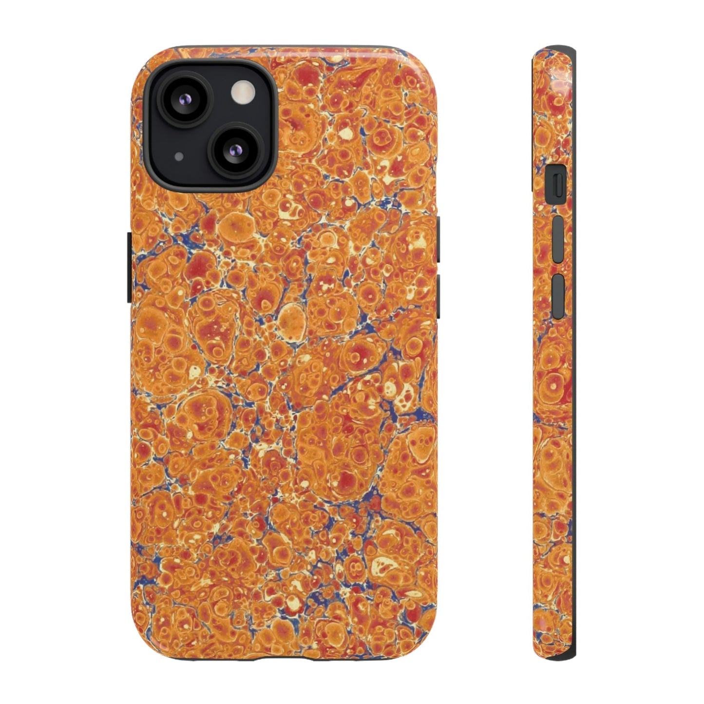 Phone Case-ORANGE | Tough-iPhone 13-Glossy-PhoneCaseBoss-Phone-Best-Phone-Cases