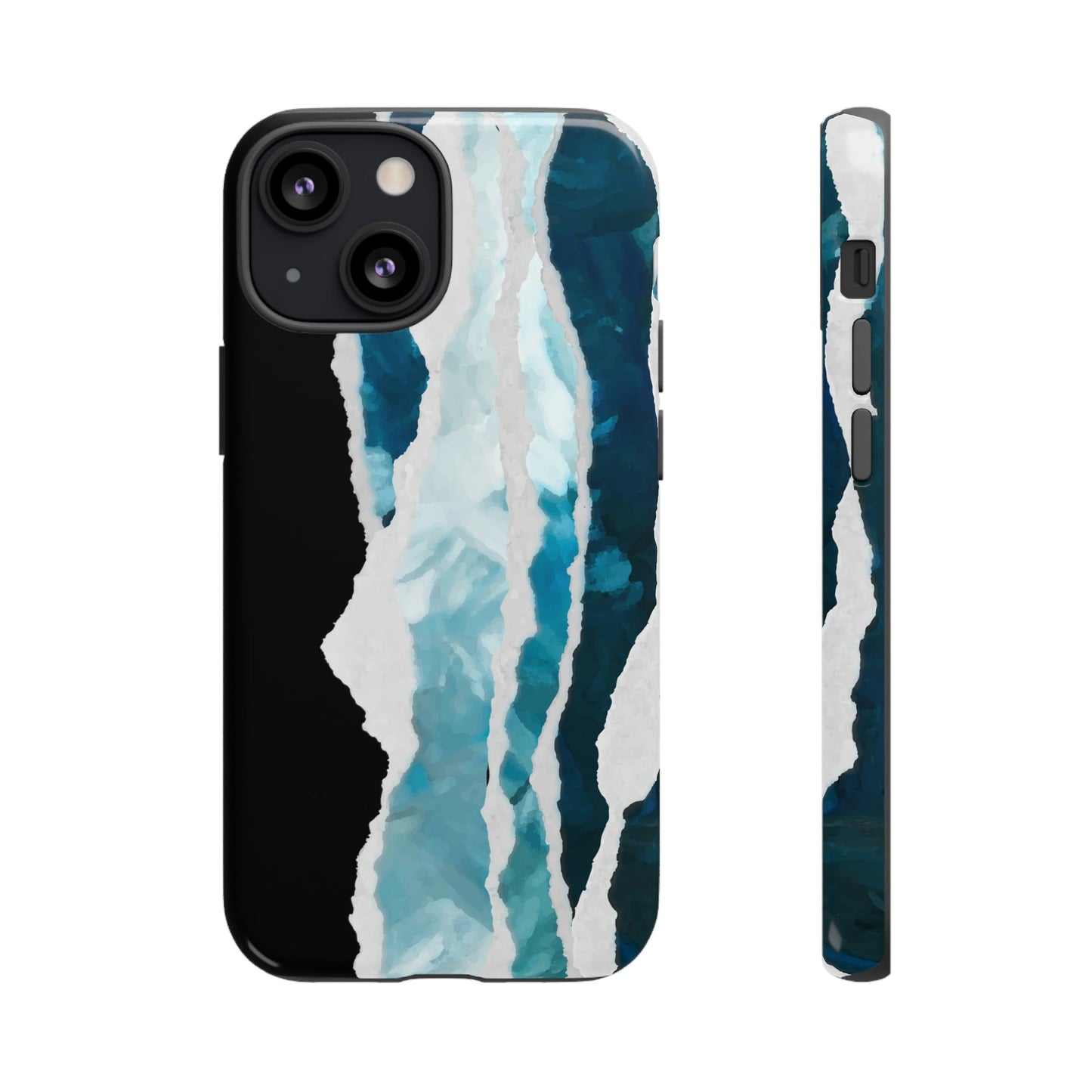 Phone Case-PAINTED WAVES | Tough-iPhone 13 Mini-Glossy-PhoneCaseBoss-Phone-Best-Phone-Cases