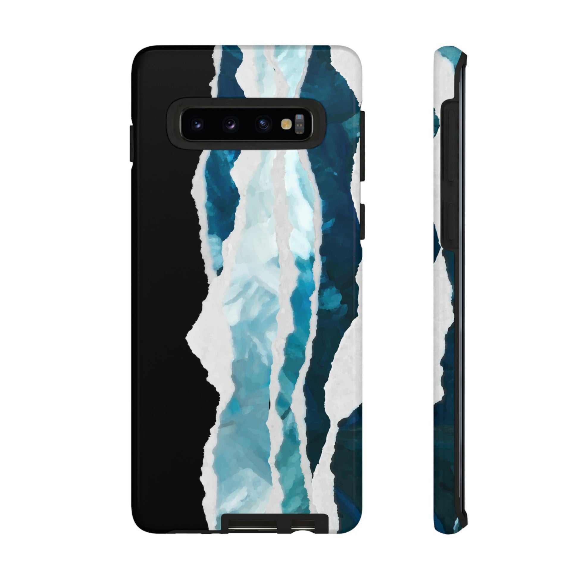 Phone Case-PAINTED WAVES | Tough-Samsung Galaxy S10-Glossy-PhoneCaseBoss-Phone-Best-Phone-Cases