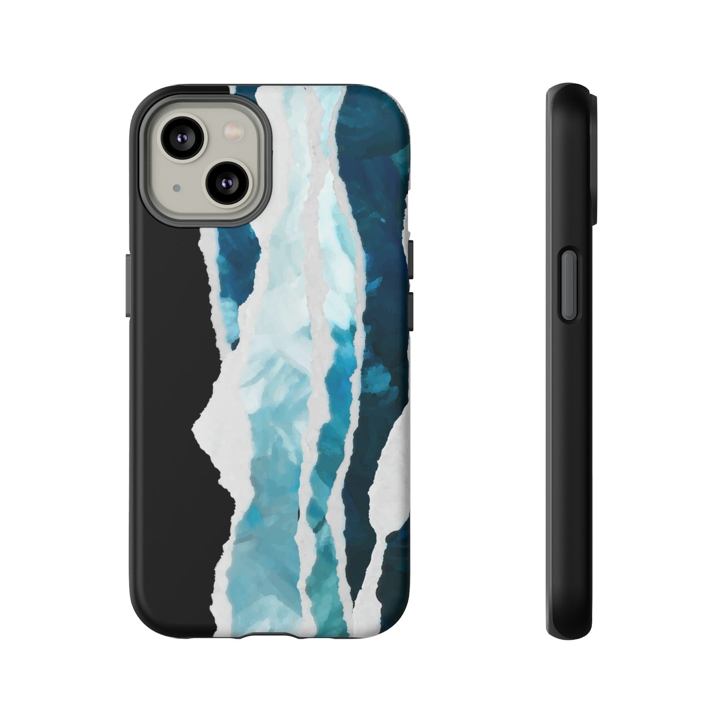 Phone Case-PAINTED WAVES | Tough-iPhone 14-Matte-PhoneCaseBoss-Phone-Best-Phone-Cases