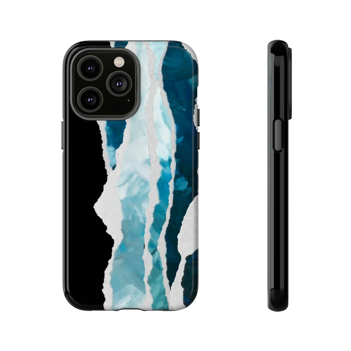 Phone Case-PAINTED WAVES | Tough-iPhone 14 Pro Max-Glossy-PhoneCaseBoss-Phone-Best-Phone-Cases