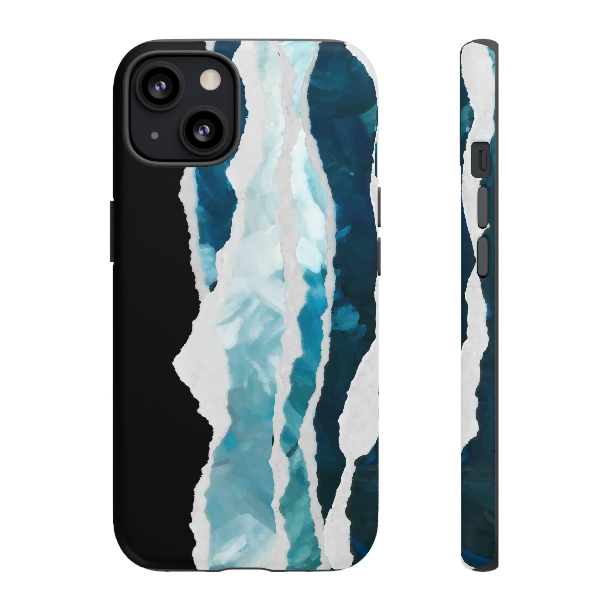 Phone Case-PAINTED WAVES | Tough-iPhone 13-Matte-PhoneCaseBoss-Phone-Best-Phone-Cases