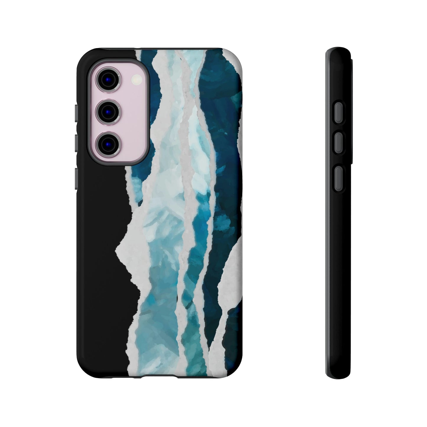 Phone Case-PAINTED WAVES | Tough-Samsung Galaxy S23 Plus-Glossy-PhoneCaseBoss-Phone-Best-Phone-Cases