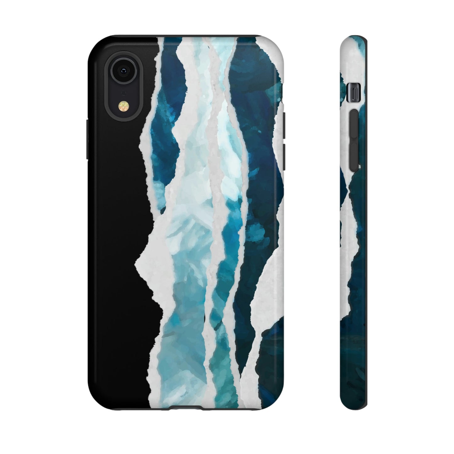 Phone Case-PAINTED WAVES | Tough-iPhone XR-Glossy-PhoneCaseBoss-Phone-Best-Phone-Cases