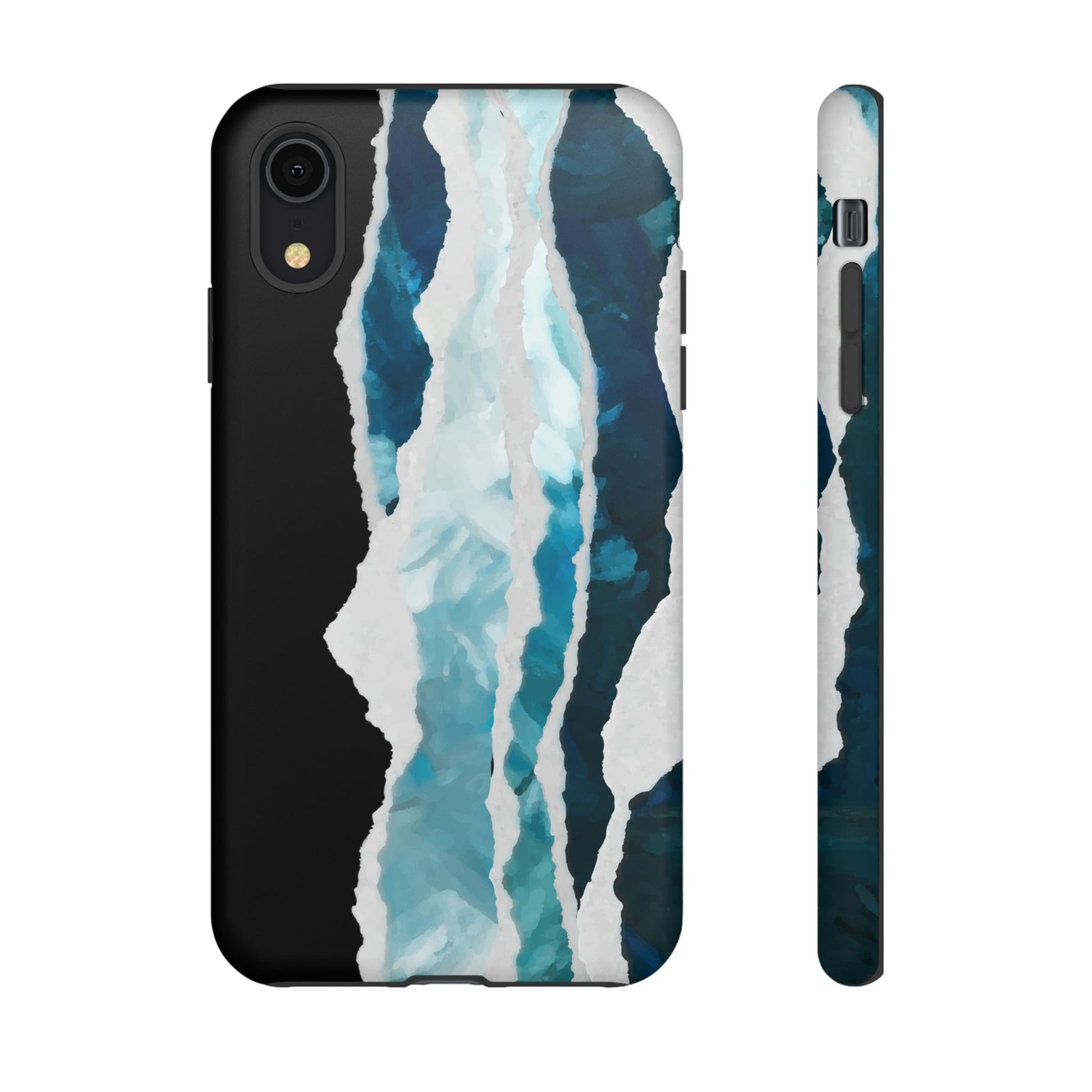 Phone Case-PAINTED WAVES | Tough-iPhone XR-Matte-PhoneCaseBoss-Phone-Best-Phone-Cases