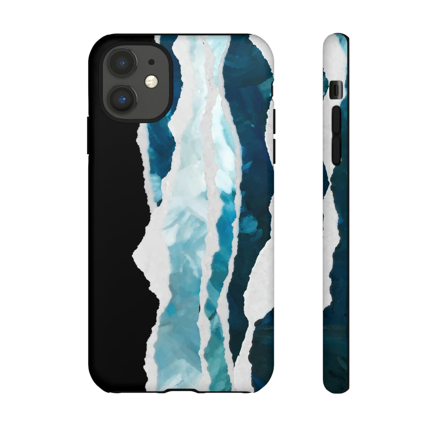 Phone Case-PAINTED WAVES | Tough-iPhone 11-Matte-PhoneCaseBoss-Phone-Best-Phone-Cases