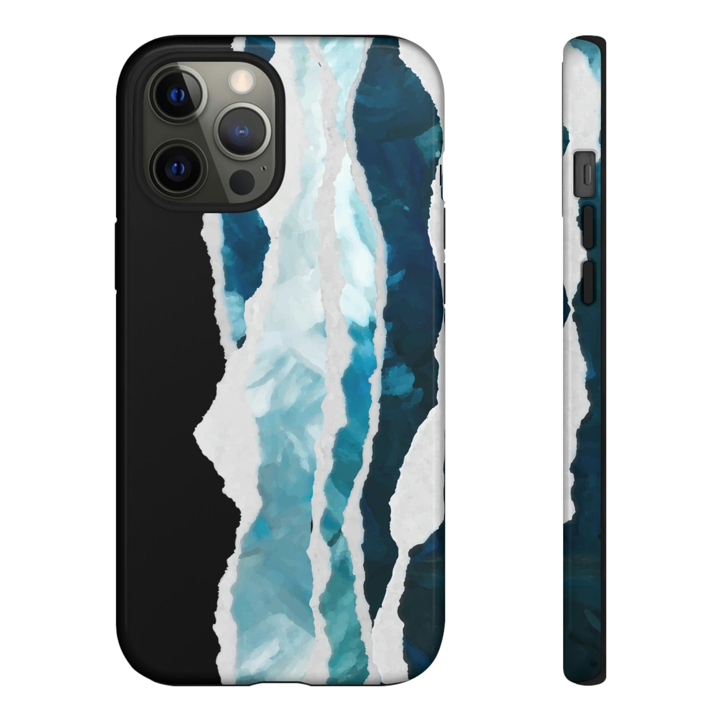 Phone Case-PAINTED WAVES | Tough-iPhone 12 Pro Max-Glossy-PhoneCaseBoss-Phone-Best-Phone-Cases