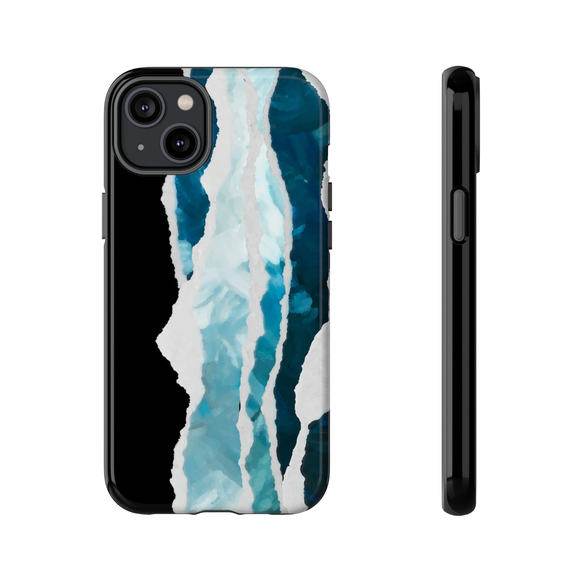 Phone Case-PAINTED WAVES | Tough-iPhone 14 Plus-Glossy-PhoneCaseBoss-Phone-Best-Phone-Cases