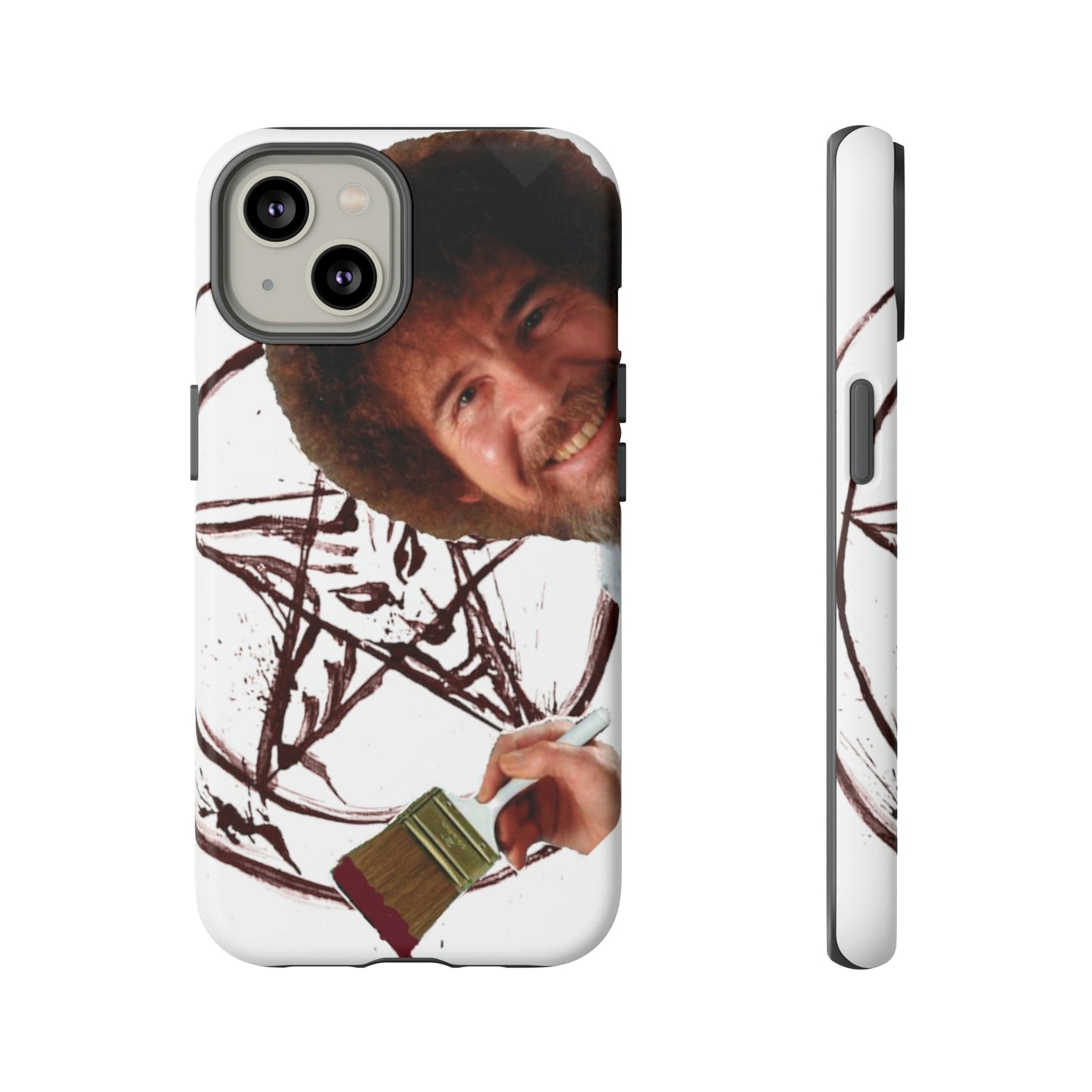 Phone Case-PAINTS A PENTAGRAM | Tough-iPhone 14-Matte-PhoneCaseBoss-Phone-Best-Phone-Cases