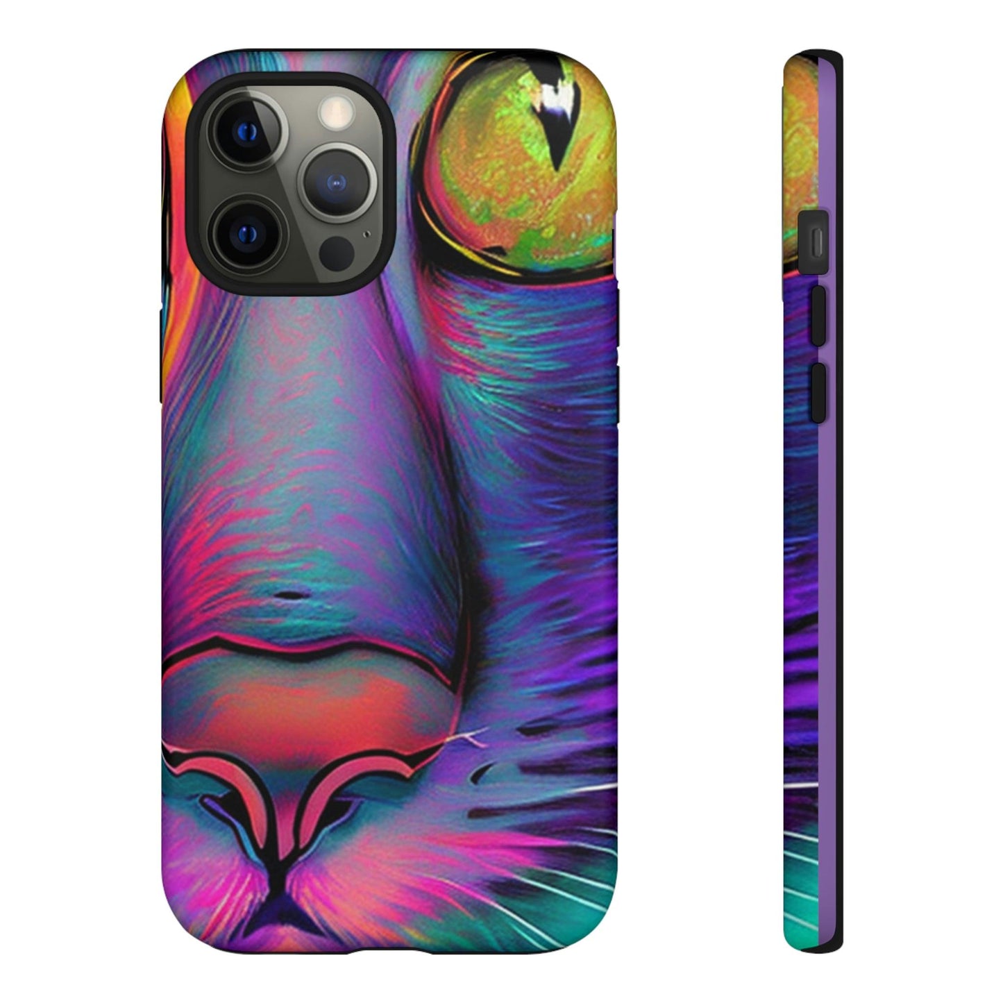 Phone Case-PHASE CAT | Tough-iPhone 12 Pro Max-Matte-PhoneCaseBoss-Phone-Best-Phone-Cases