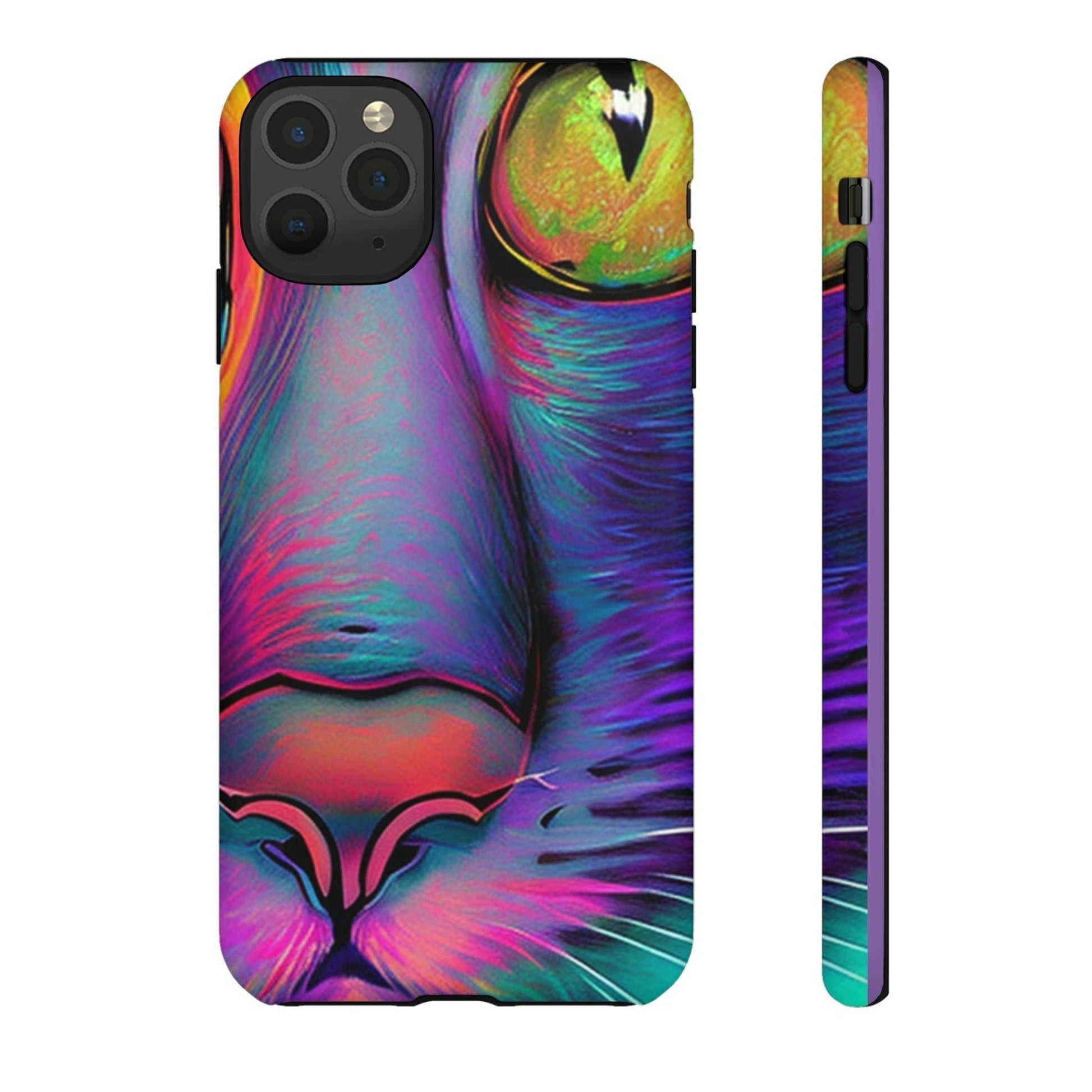 Phone Case-PHASE CAT | Tough-iPhone 11 Pro Max-Matte-PhoneCaseBoss-Phone-Best-Phone-Cases