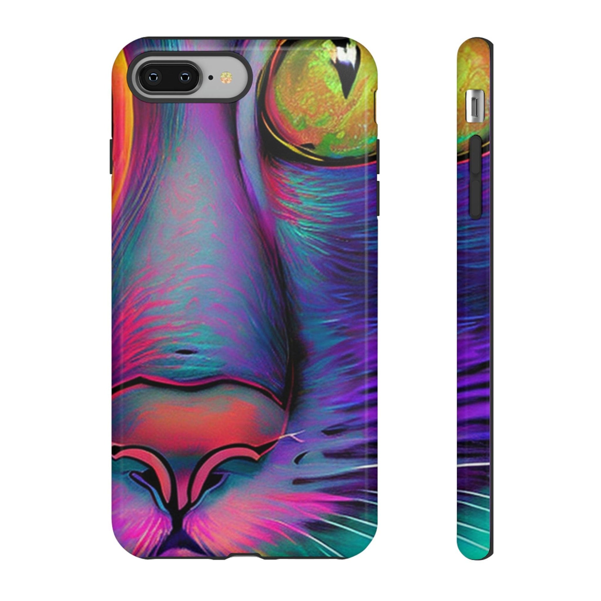 Phone Case-PHASE CAT | Tough-iPhone 8 Plus-Glossy-PhoneCaseBoss-Phone-Best-Phone-Cases