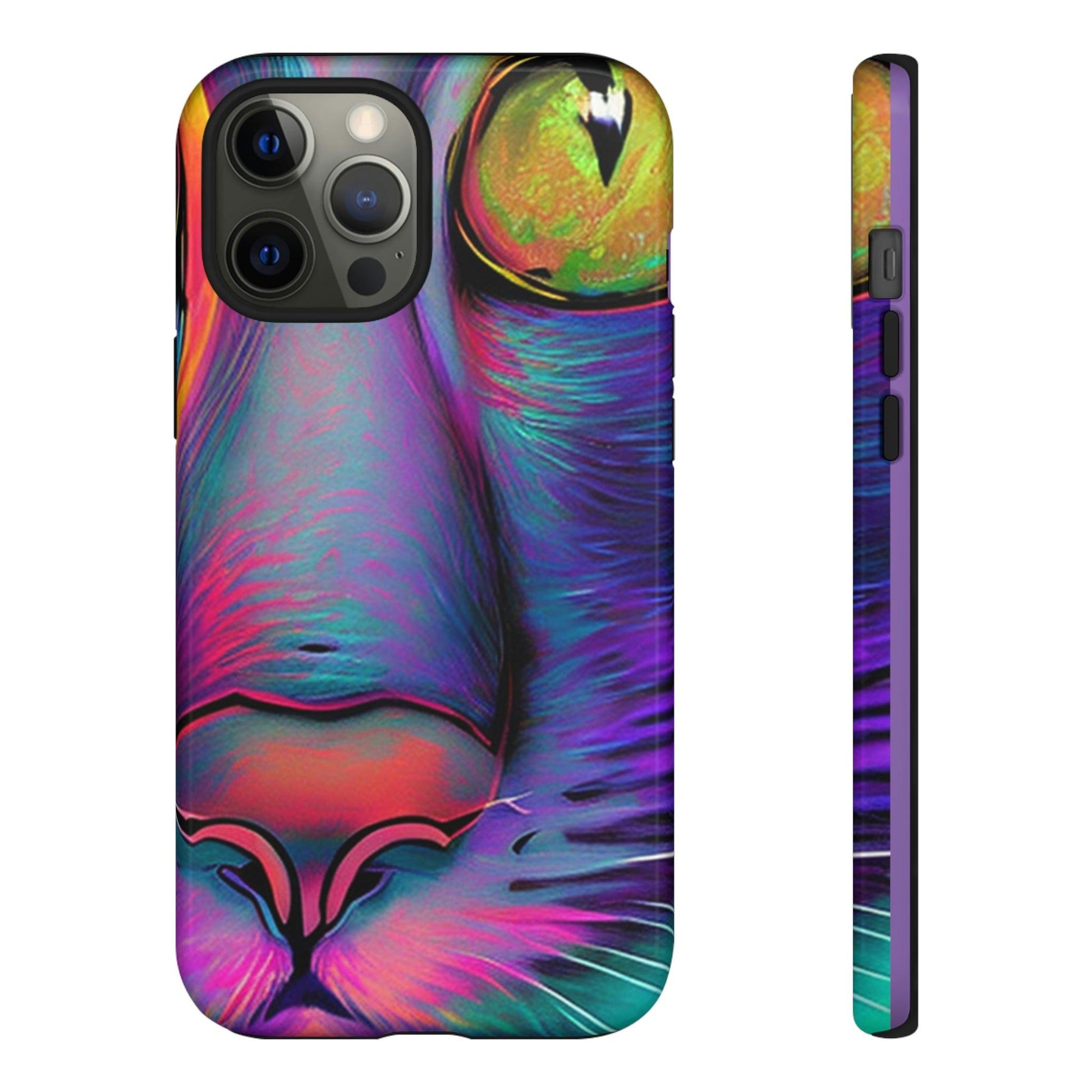 Phone Case-PHASE CAT | Tough-iPhone 12 Pro Max-Glossy-PhoneCaseBoss-Phone-Best-Phone-Cases