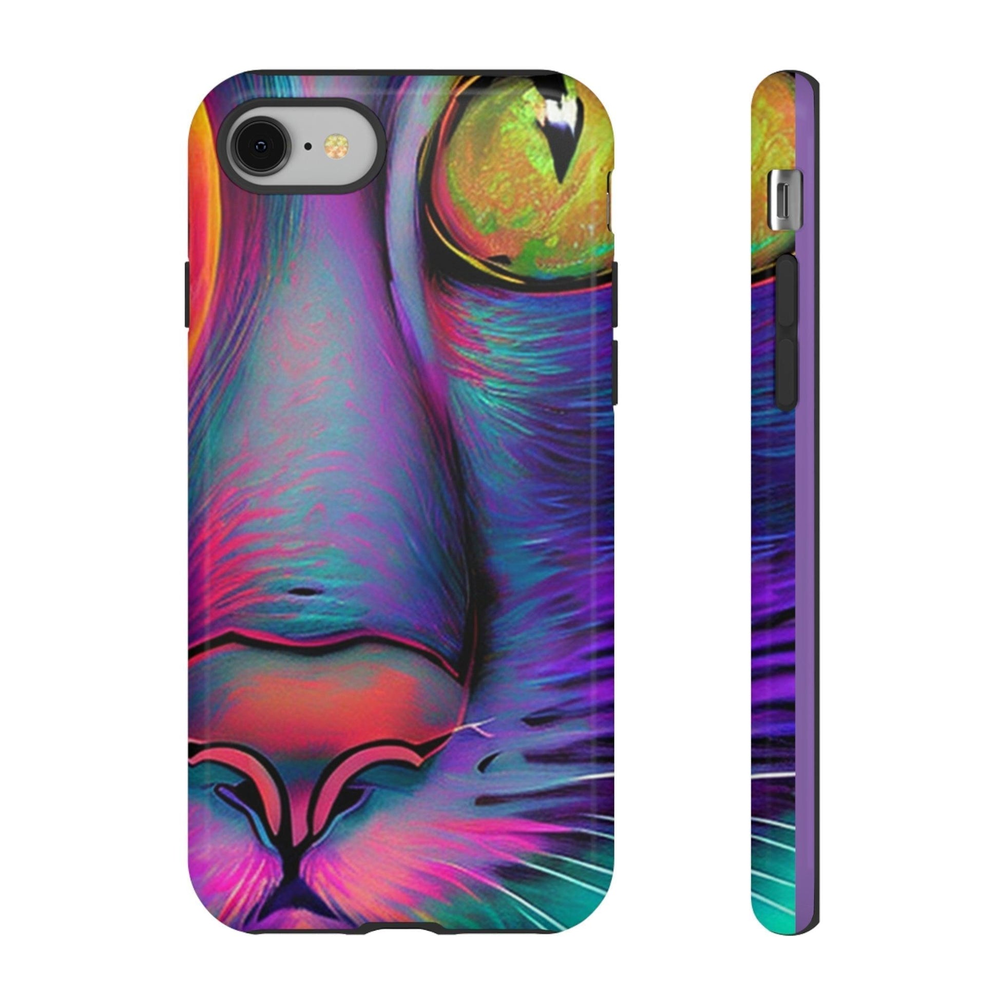 Phone Case-PHASE CAT | Tough-iPhone 8-Glossy-PhoneCaseBoss-Phone-Best-Phone-Cases