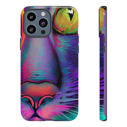 Phone Case-PHASE CAT | Tough-iPhone 13 Pro Max-Glossy-PhoneCaseBoss-Phone-Best-Phone-Cases