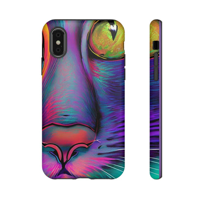 Phone Case-PHASE CAT | Tough-iPhone XS-Matte-PhoneCaseBoss-Phone-Best-Phone-Cases