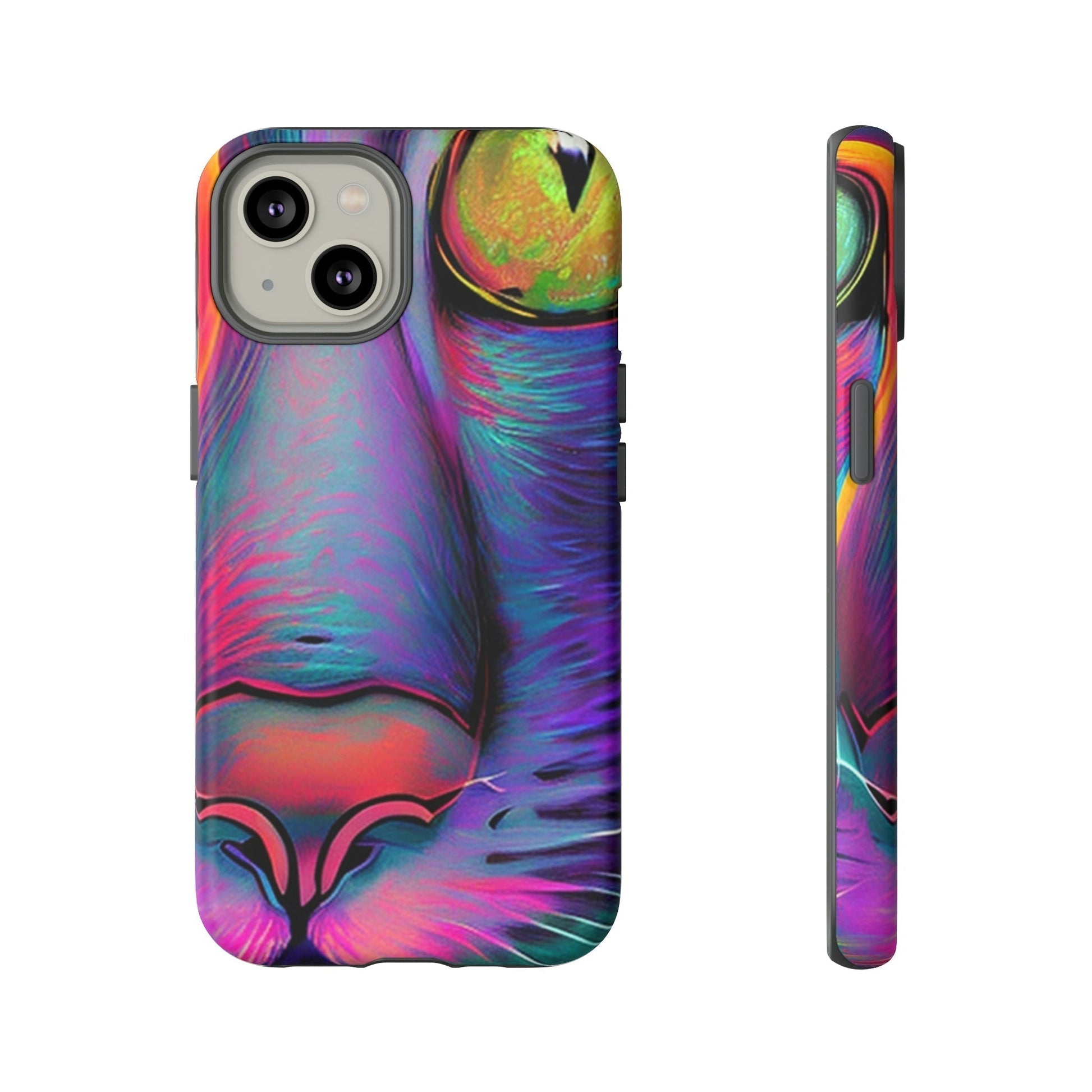 Phone Case-PHASE CAT | Tough-iPhone 14-Matte-PhoneCaseBoss-Phone-Best-Phone-Cases