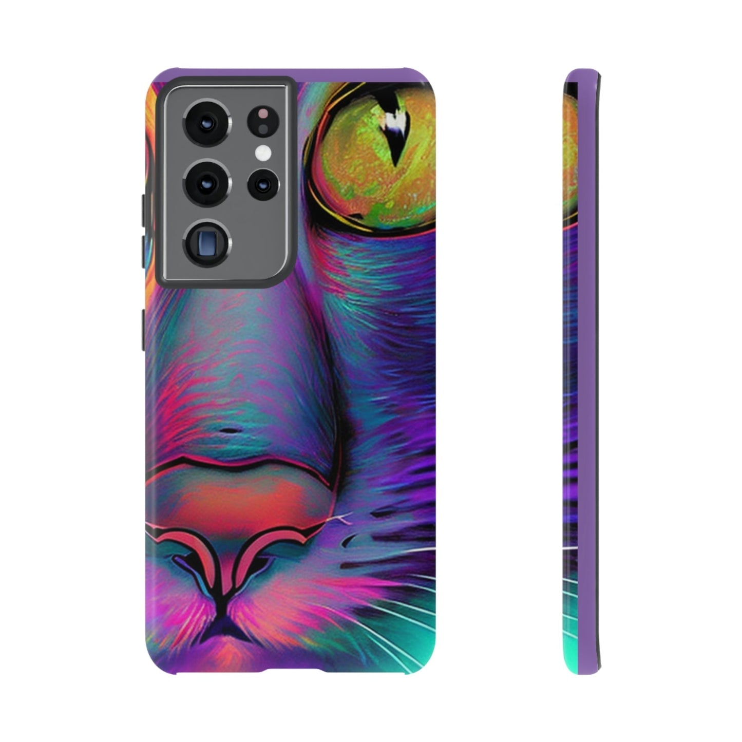 Phone Case-PHASE CAT | Tough-Samsung Galaxy S21 Ultra-Glossy-PhoneCaseBoss-Phone-Best-Phone-Cases