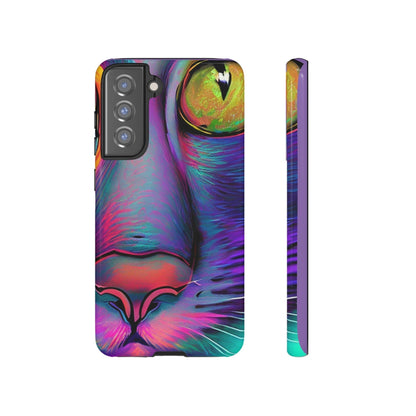 Phone Case-PHASE CAT | Tough-Samsung Galaxy S21 FE-Glossy-PhoneCaseBoss-Phone-Best-Phone-Cases