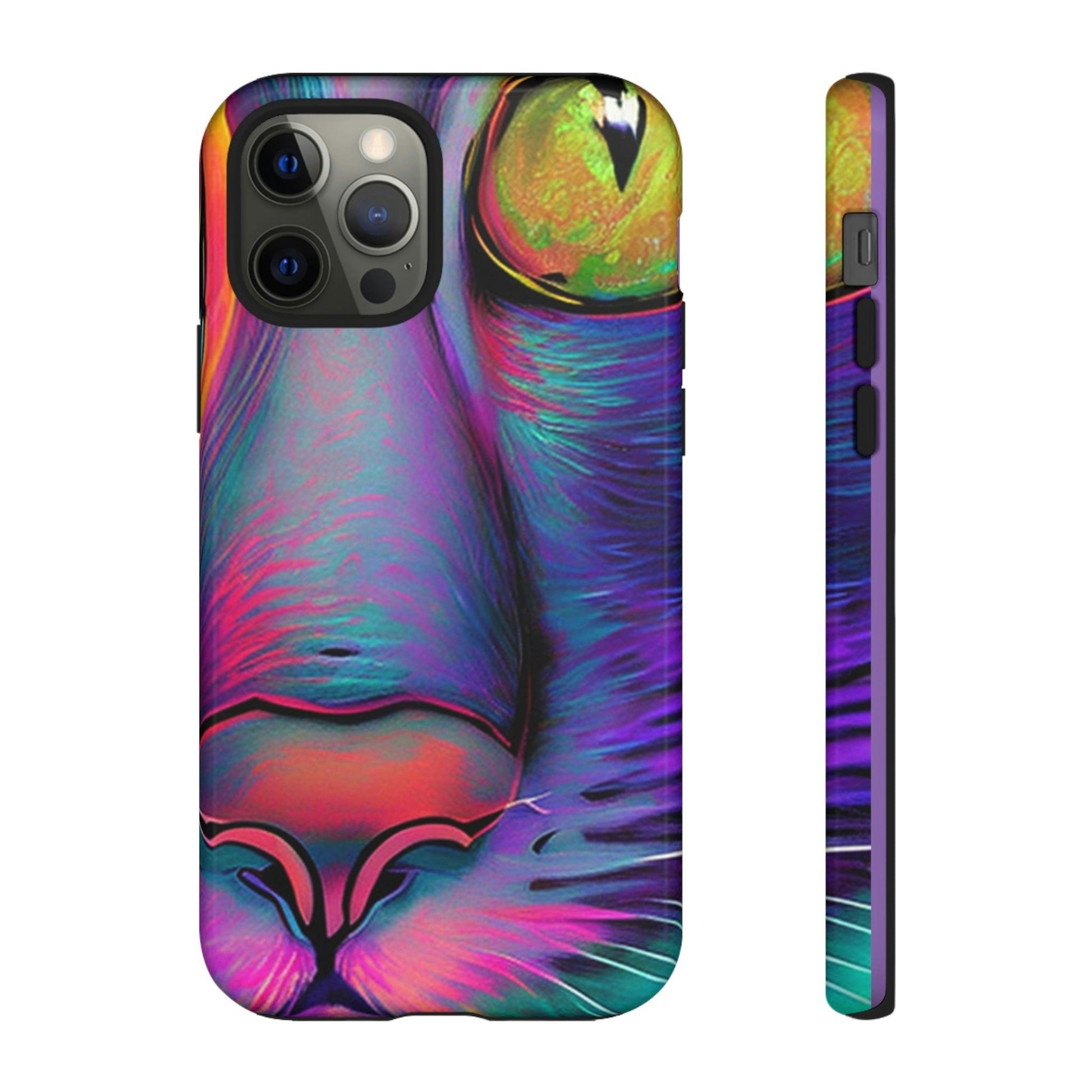 Phone Case-PHASE CAT | Tough-iPhone 12 Pro-Glossy-PhoneCaseBoss-Phone-Best-Phone-Cases