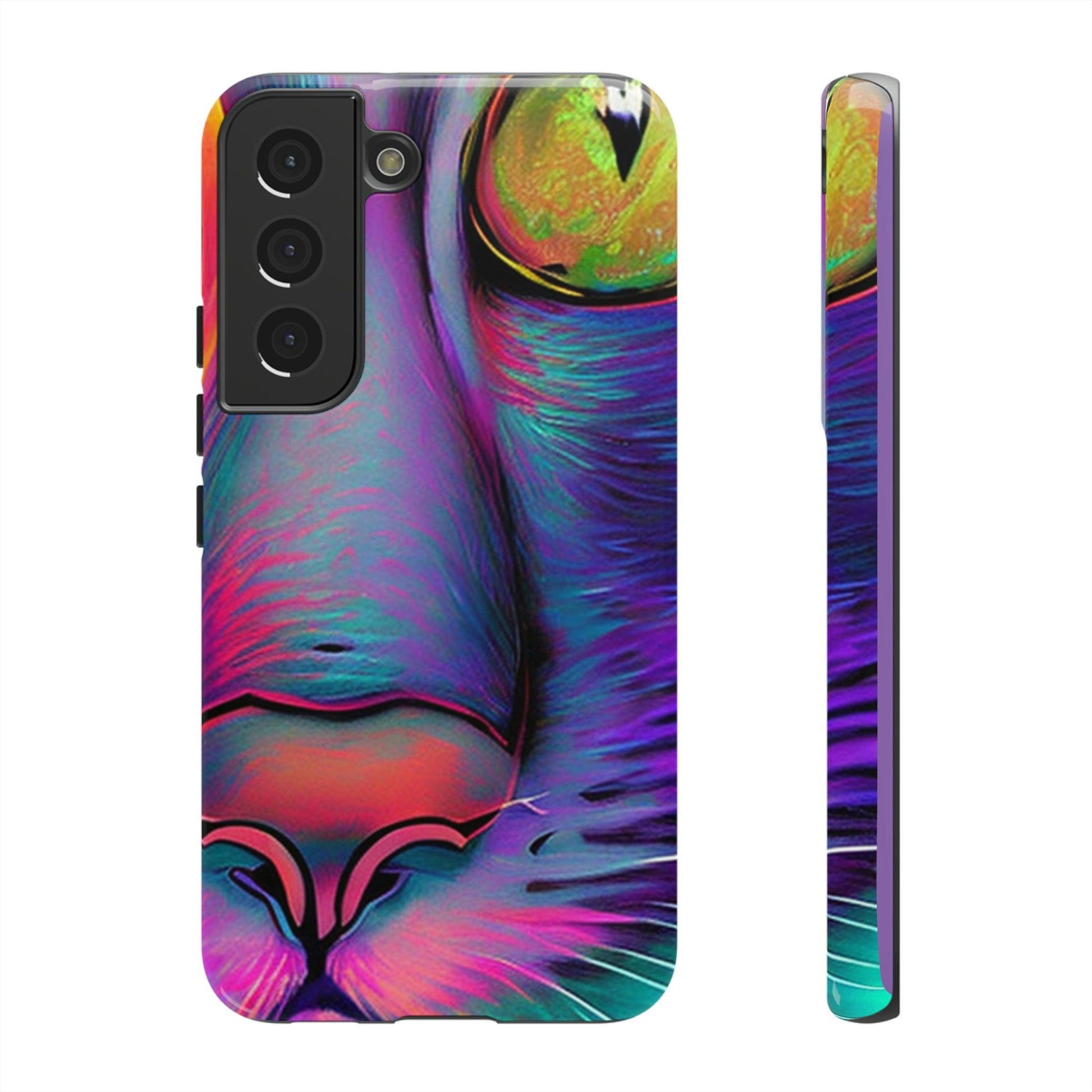 Phone Case-PHASE CAT | Tough-Samsung Galaxy S22-Glossy-PhoneCaseBoss-Phone-Best-Phone-Cases