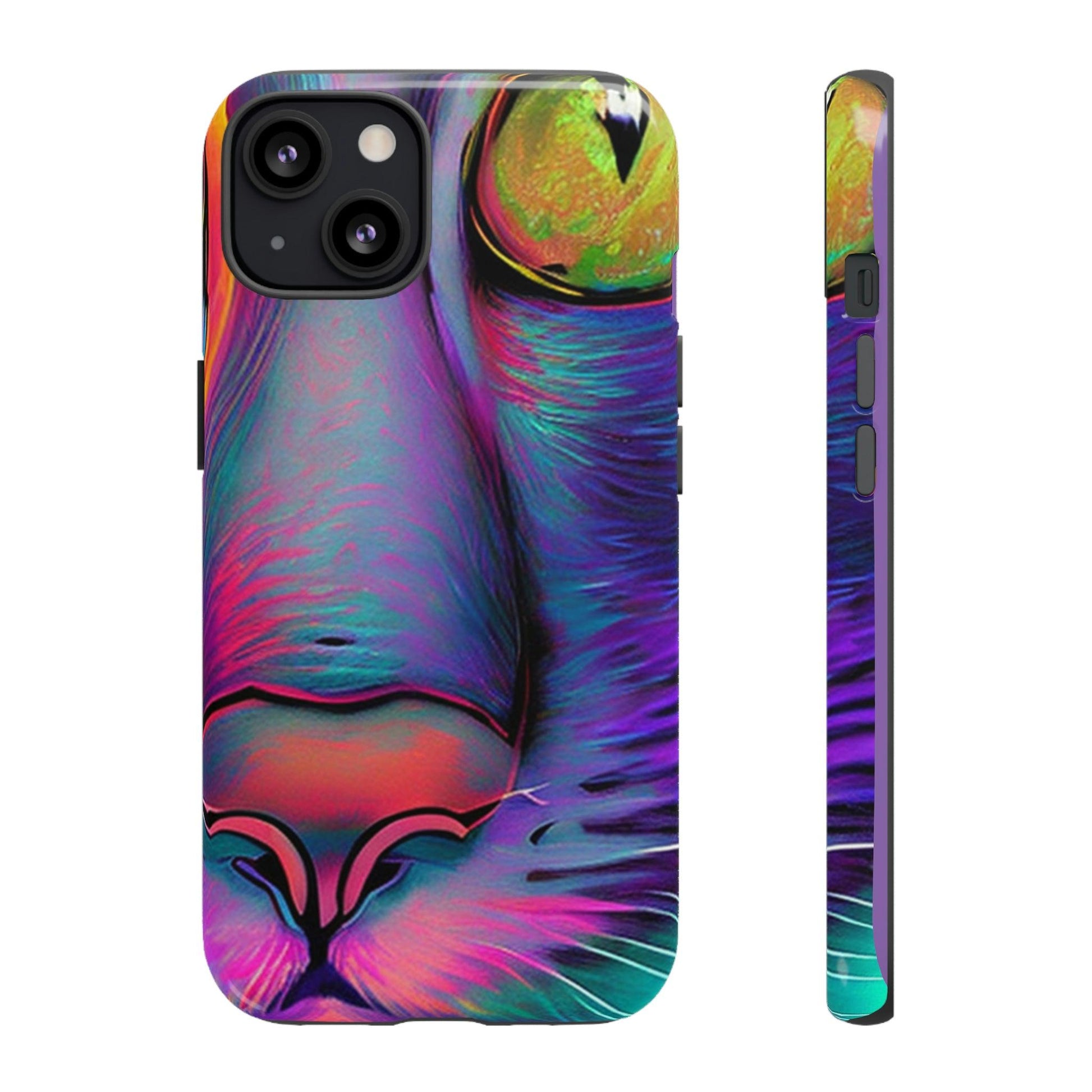 Phone Case-PHASE CAT | Tough-iPhone 13-Glossy-PhoneCaseBoss-Phone-Best-Phone-Cases