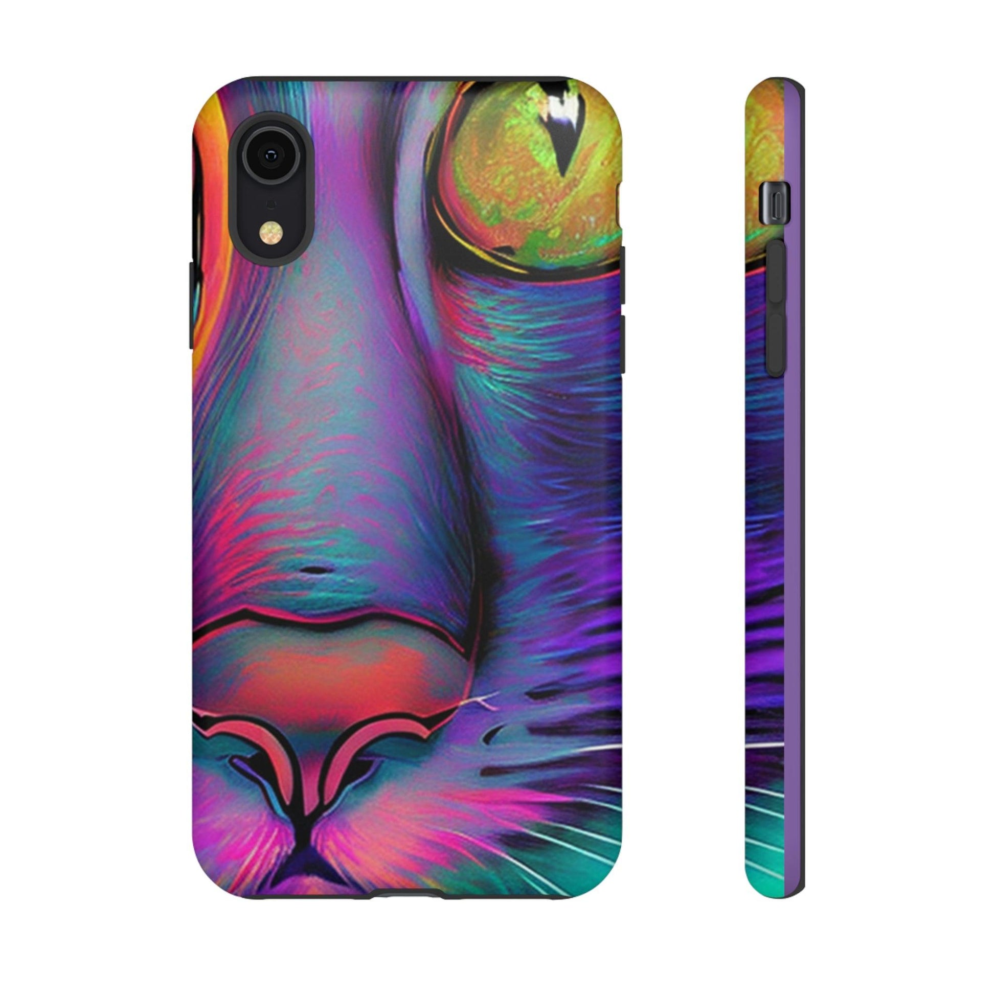 Phone Case-PHASE CAT | Tough-iPhone XR-Matte-PhoneCaseBoss-Phone-Best-Phone-Cases