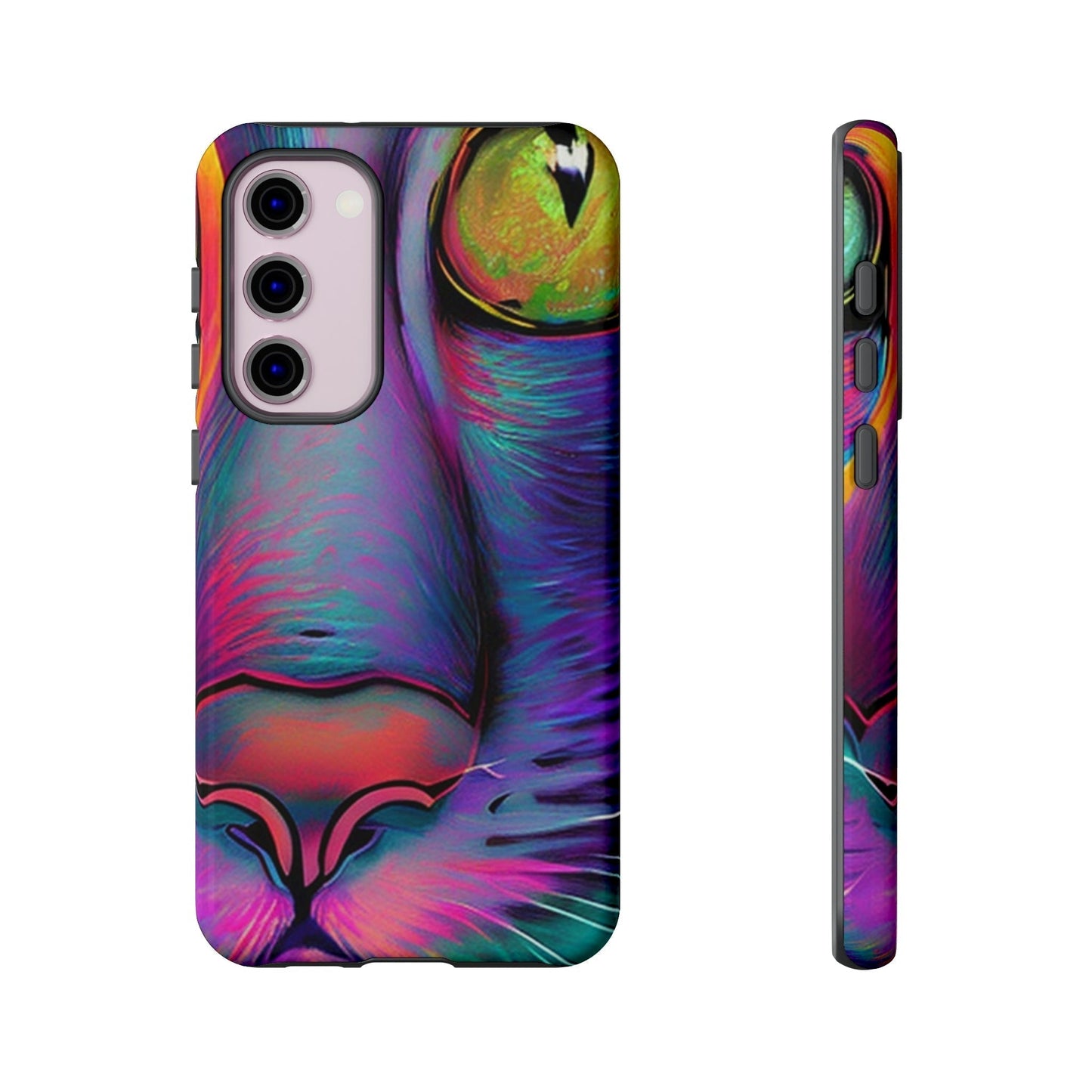 Phone Case-PHASE CAT | Tough-Samsung Galaxy S23 Plus-Glossy-PhoneCaseBoss-Phone-Best-Phone-Cases