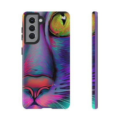 Phone Case-PHASE CAT | Tough-Samsung Galaxy S21-Glossy-PhoneCaseBoss-Phone-Best-Phone-Cases