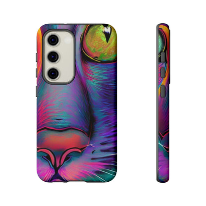 Phone Case-PHASE CAT | Tough-Samsung Galaxy S23-Matte-PhoneCaseBoss-Phone-Best-Phone-Cases