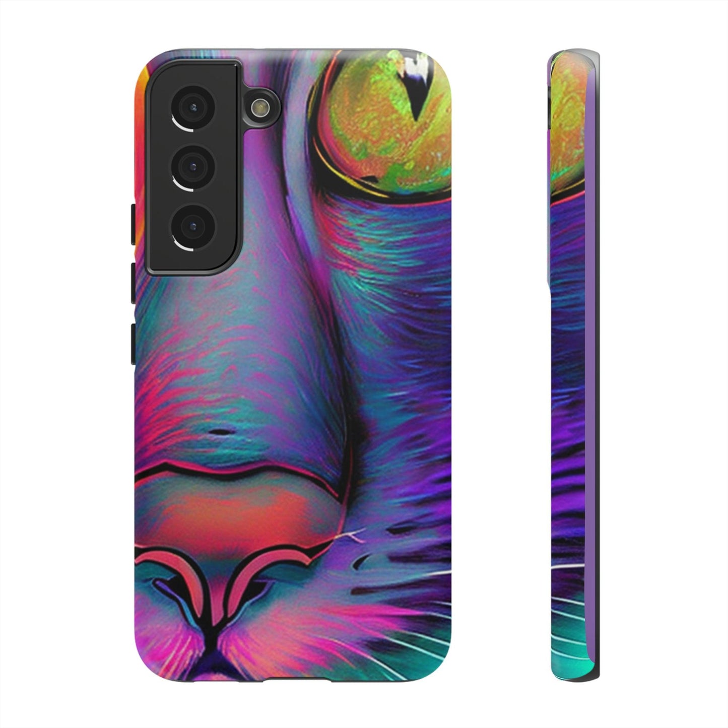 Phone Case-PHASE CAT | Tough-Samsung Galaxy S22-Matte-PhoneCaseBoss-Phone-Best-Phone-Cases