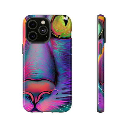 Phone Case-PHASE CAT | Tough-iPhone 14 Pro Max-Glossy-PhoneCaseBoss-Phone-Best-Phone-Cases