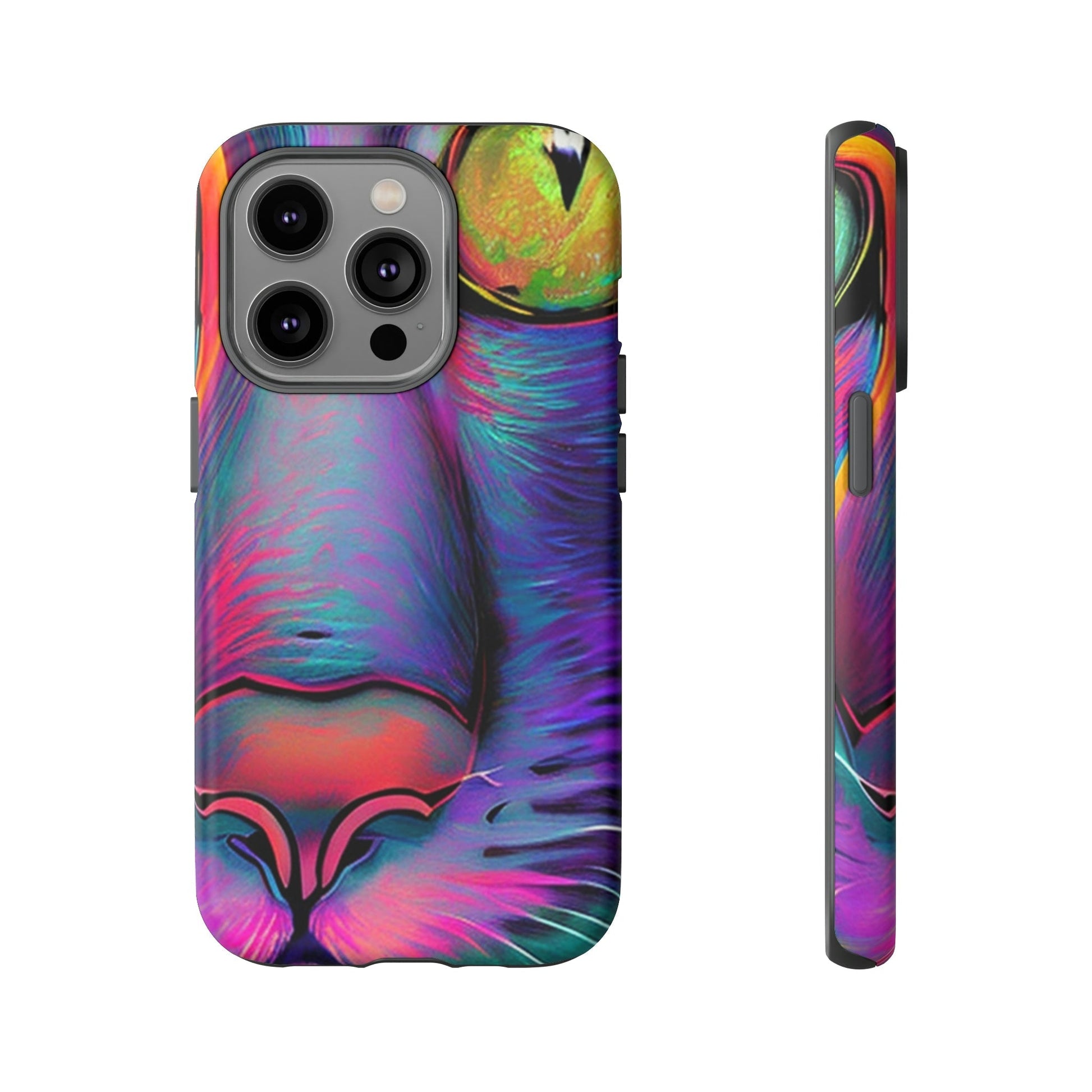 Phone Case-PHASE CAT | Tough-iPhone 14 Pro-Matte-PhoneCaseBoss-Phone-Best-Phone-Cases