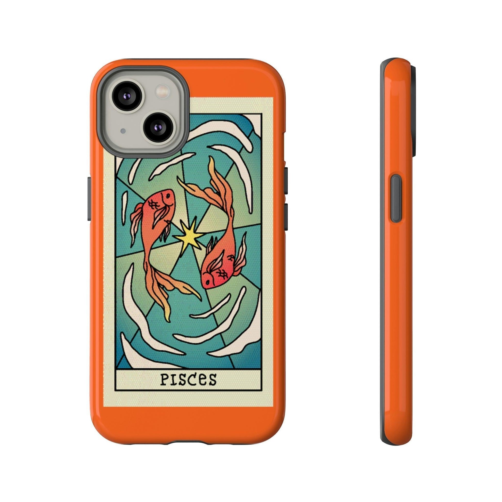 Phone Case-PISCES | Tough-iPhone 14-Glossy-PhoneCaseBoss-Phone-Best-Phone-Cases