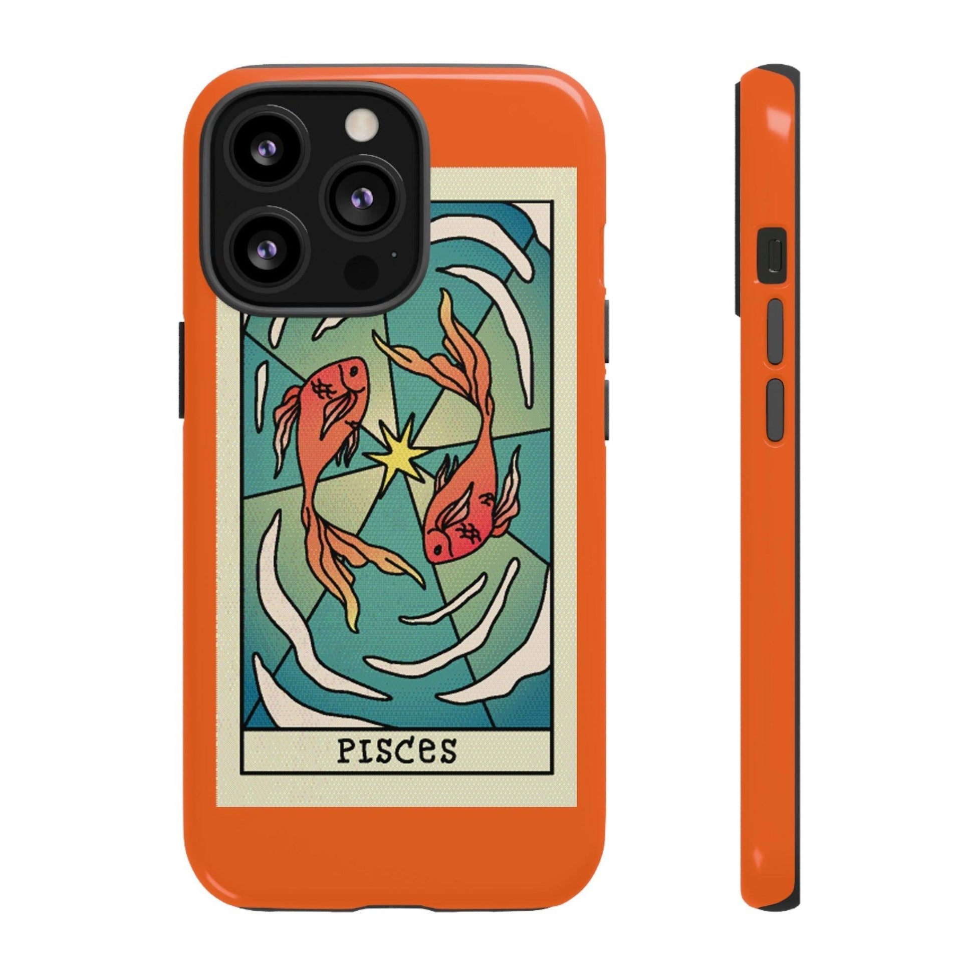 Phone Case-PISCES | Tough-iPhone 13 Pro-Glossy-PhoneCaseBoss-Phone-Best-Phone-Cases