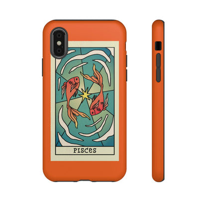 Phone Case-PISCES | Tough-iPhone X-Matte-PhoneCaseBoss-Phone-Best-Phone-Cases