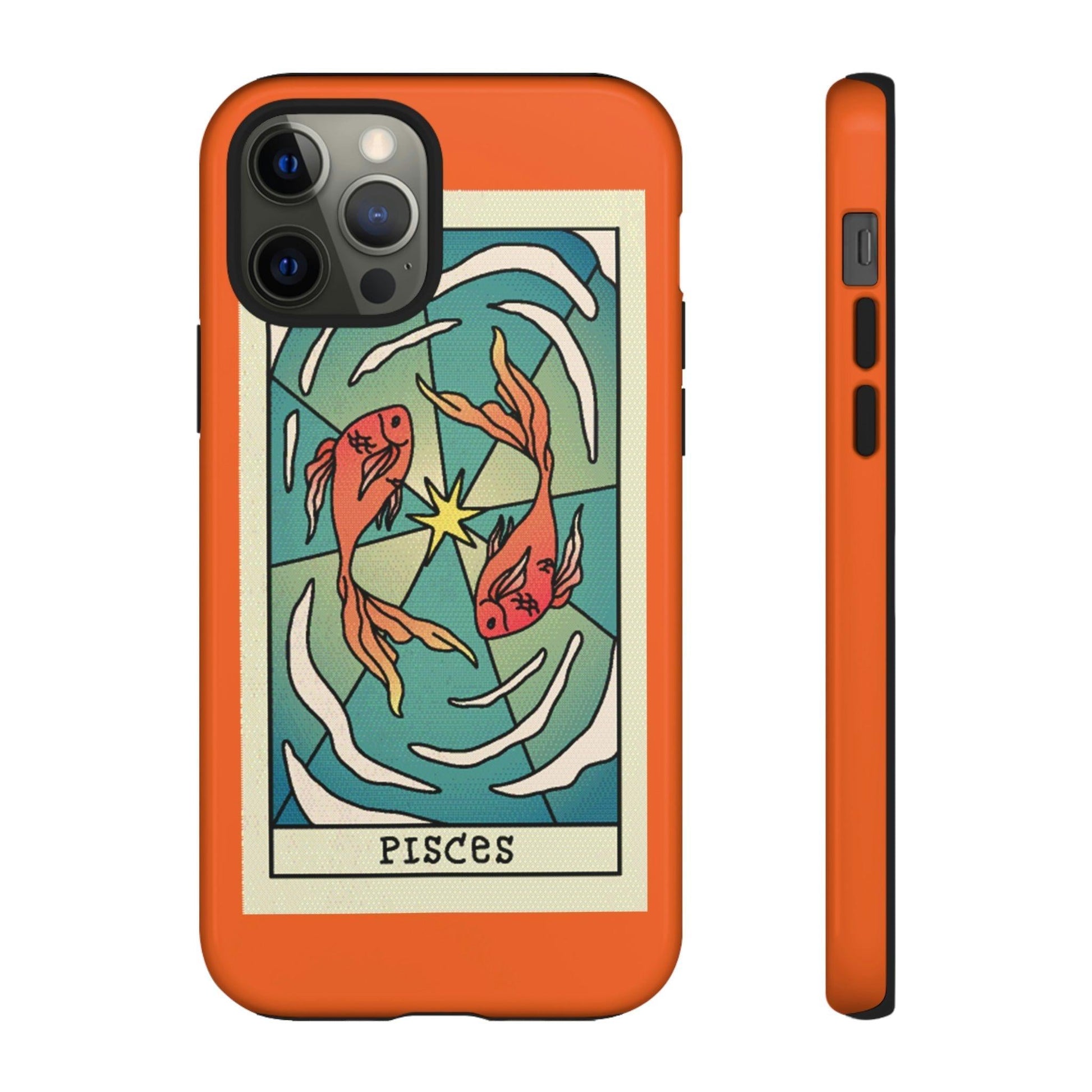 Phone Case-PISCES | Tough-iPhone 12 Pro-Glossy-PhoneCaseBoss-Phone-Best-Phone-Cases