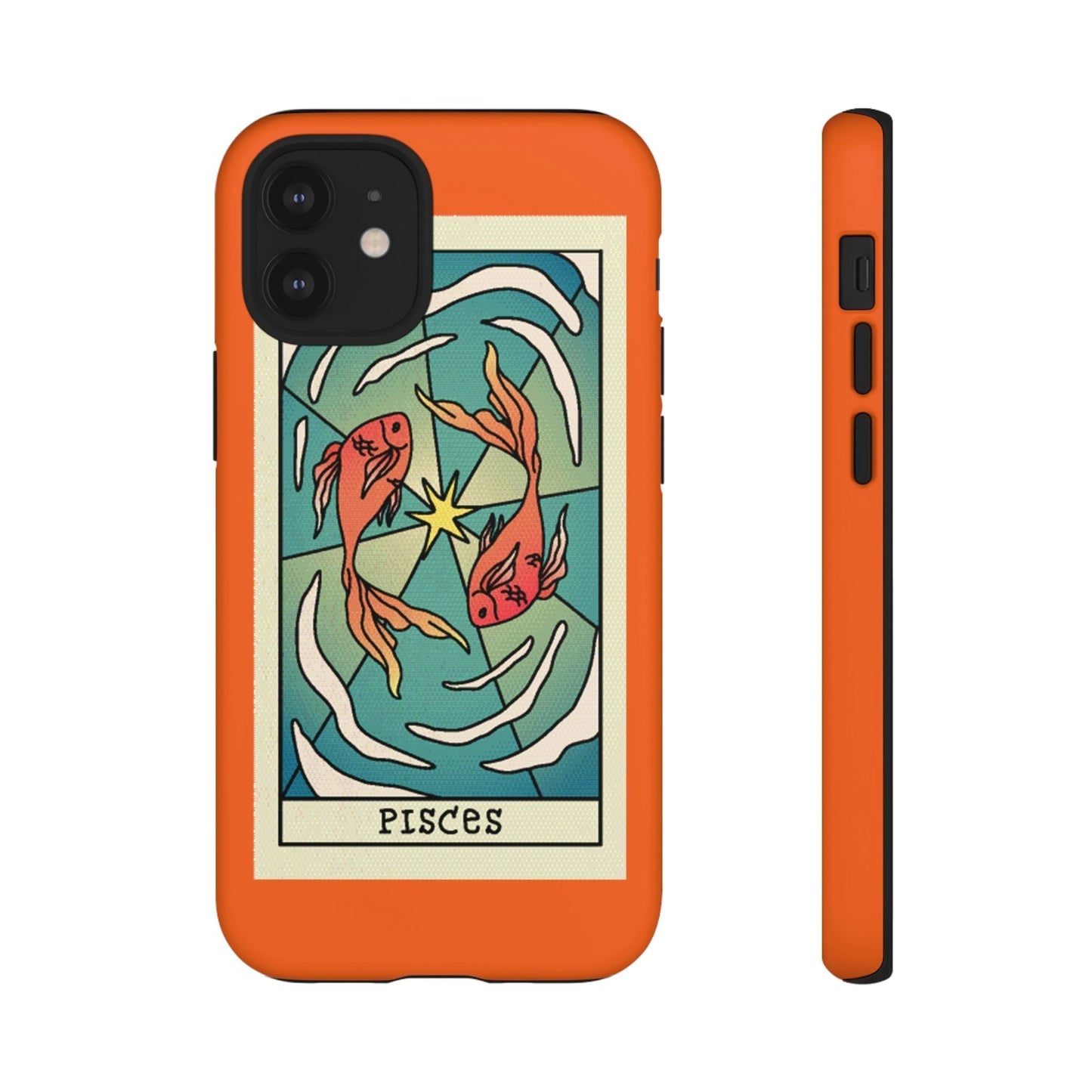 Phone Case-PISCES | Tough-iPhone 12 Mini-Matte-PhoneCaseBoss-Phone-Best-Phone-Cases