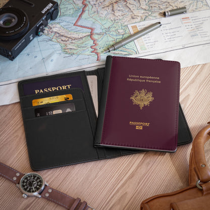 Passport Cover - France - French RFID Faux Leather Passport Protector Cover-Accessories-The Whole Nother-Accessories, France, French Passport, More, Passport, Summer Challenge Picks, The Whole Nother, Travel, Travel Accessories, Wallet | 3.9" x 5.8",Black,,7269135679581-Passport-Cover-France-French-RFID-Faux-Leather-Passport-Protector-Cover-Accessories-Accessories-France-French-Passport-More-Passport-Summer-Challenge-Picks-The-Whole-Nother-Travel-Tra_8f889093-234b-4921-9c7e-c4672b229fa7, PhoneCaseBoss | Ima