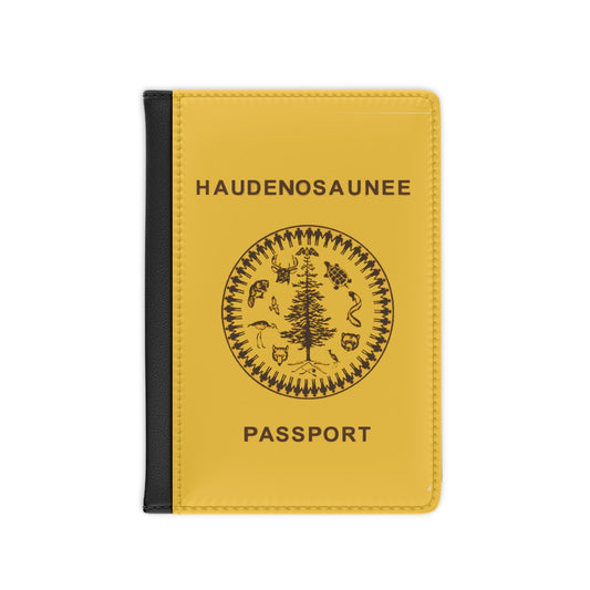 Passport Cover - Haudenosaunee - Native American RFID Faux Leather Protector-Accessories-The Whole Nother-Accessories, American Indian, American Indian Passport, Haudenosaunee, More, Native American Passport, Native American Tribes, Occupied Territories, Passport, Summer Challenge Picks, The Whole Nother, Travel, Travel Accessories, Wallet | 3.9" x 5.8",Black,,7568989159517-Passport-Cover-Haudenosaunee-Native-American-RFID-Faux-Leather-Protector-Accessories-Accessories-American-Indian-American-Indian-Passpo