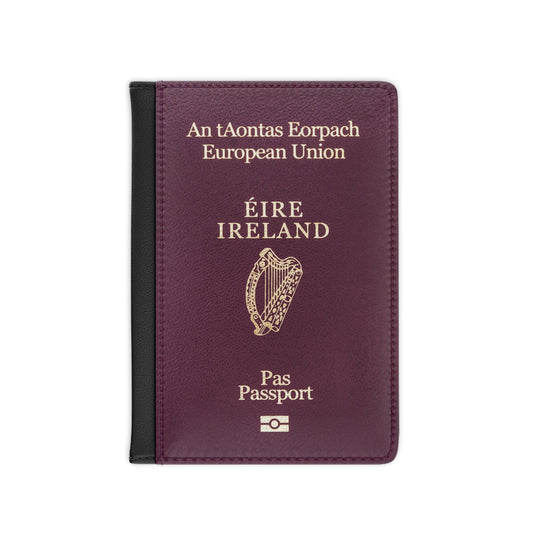 Passport Cover - Ireland - Irish RFID Faux Leather Passport Protector Cover-Accessories-The Whole Nother-Accessories, Celtic, Ireland, Ireland Gifts, Ireland Passport, Irish, Irish Gifts, Irish Passport, More, Passport, Summer Challenge Picks, The Whole Nother, Travel, Travel Accessories, Wallet | 3.9" x 5.8",Black,,7572806533213-Passport-Cover-Ireland-Irish-RFID-Faux-Leather-Passport-Protector-Cover-Accessories-Accessories-Celtic-Ireland-Ireland-Gifts-Ireland-Passport-Irish-Irish-Gifts-Irish-Passport-More-